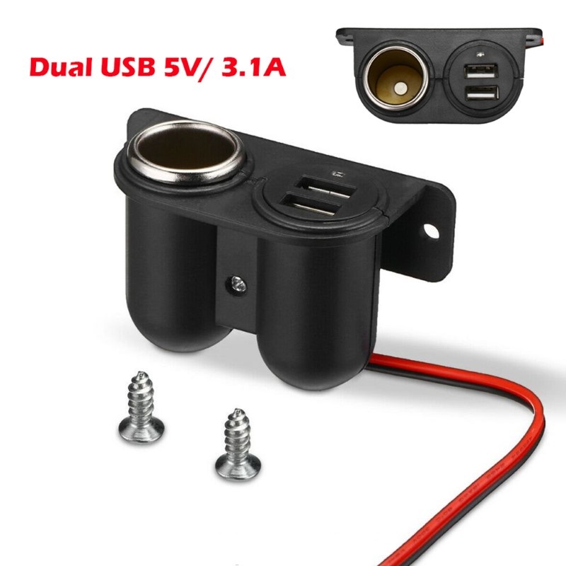 universal-12v-24v-car-cigarette-lighter-socket-dual-usb-charger