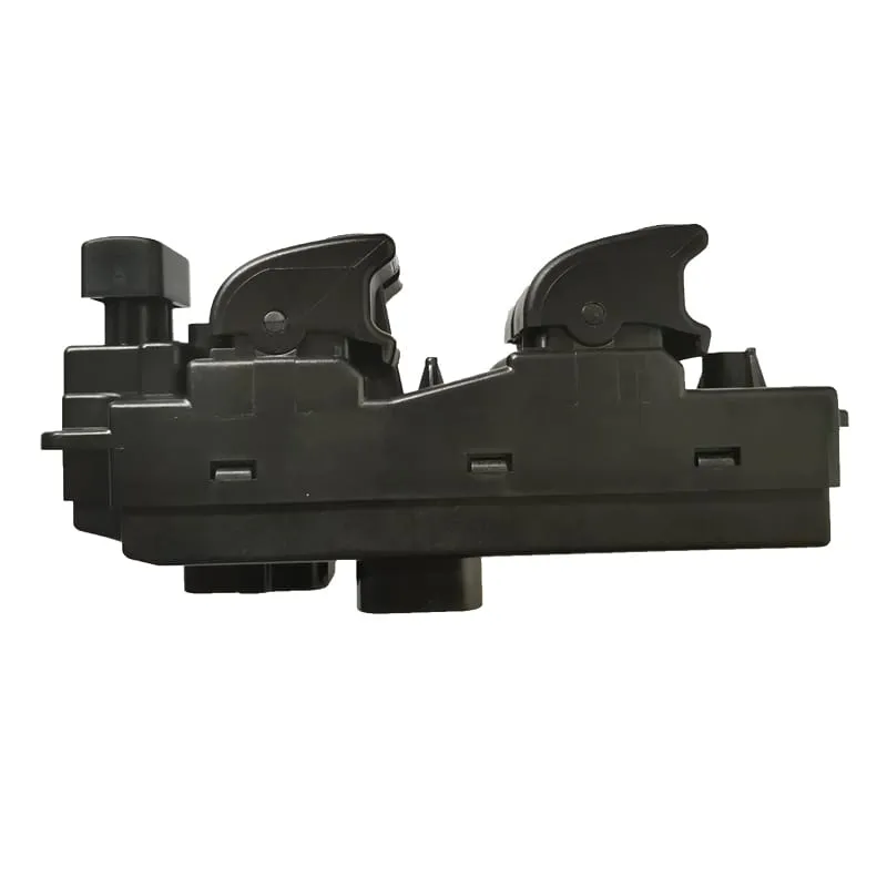 Master Window Switch For Ford Courier Pe Pg Ph Side View Of A Black Car Window Switch Assembly With Multiple Buttons